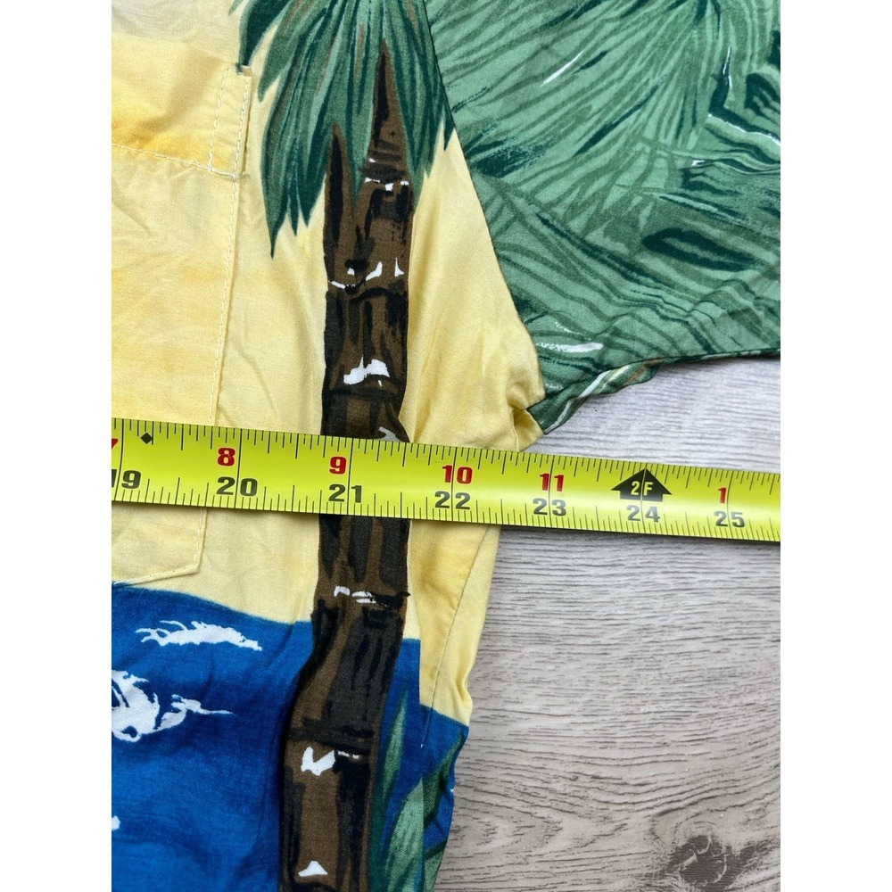 Tori Richard Hawaiian Shirt Mens 2XL Aloha Tropical Floral Camp Classic Car USA - Picture 8 of 12